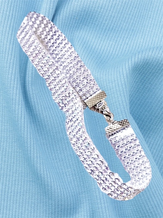 Exclusively Fancy Jewelry - Women's Rhinestone Crystal Choker Necklace - NWT